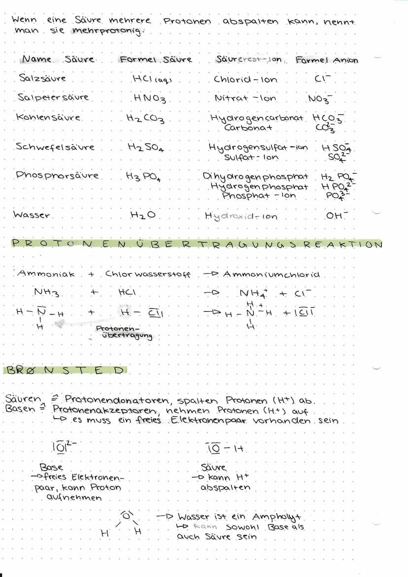 chemie
ALKALISCHE LÖSUNGEN
Saure Lösungen
färben Universalindikator
gelb bis ro+ (pH-P > 7)
leiten den elektrischen Strom
reagieren mit uned