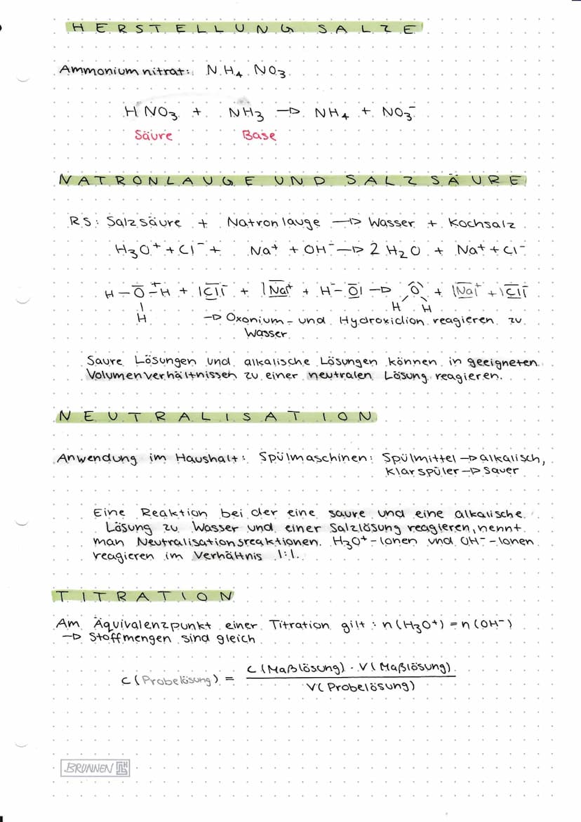 chemie
ALKALISCHE LÖSUNGEN
Saure Lösungen
färben Universalindikator
gelb bis ro+ (pH-P > 7)
leiten den elektrischen Strom
reagieren mit uned