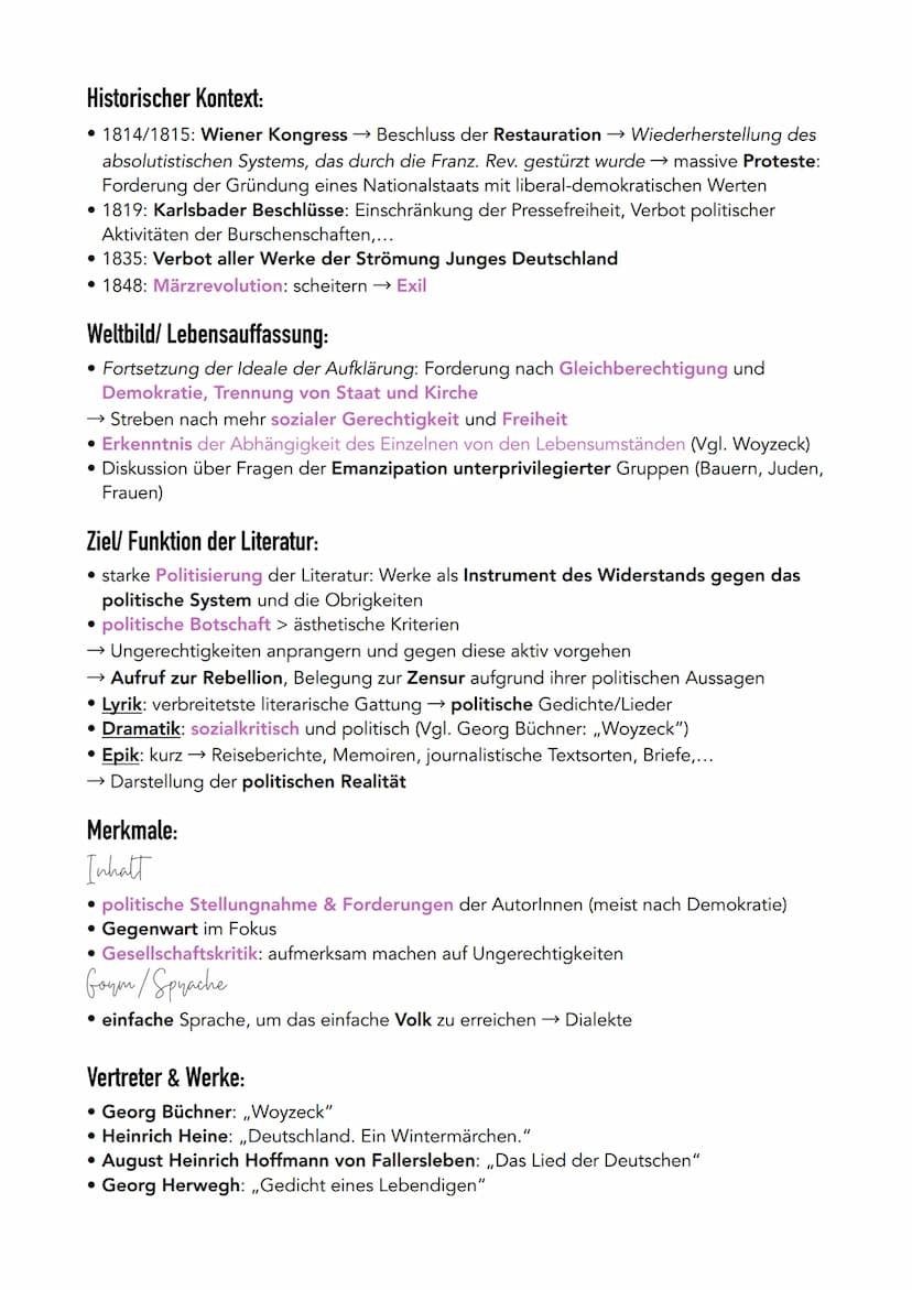 ●
1720-1800
AUFKLÄRUNG
Literaturepochen
Zeitstrahl
WEIMARER KLASSIK
STURM UND DRANG
1765-1785
Allgemeines:
Beginn der modernen Zeit
• europa