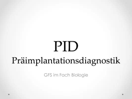 Know PID (Präimplantationsdiagnostik) thumbnail