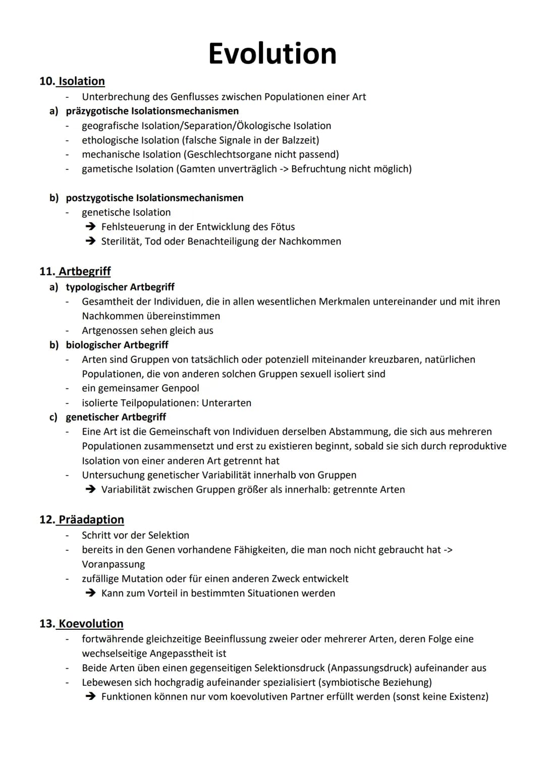 1. Charles Darwin - Evolutionstheorie
Moderne Evolutionstheorie/synthetische
,,struggle for life"
-
Evolution
2. Jean Baptiste de Lamarck
→ 