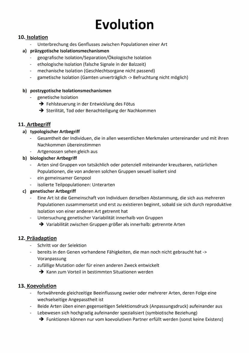 1. Charles Darwin - Evolutionstheorie
Moderne Evolutionstheorie/synthetische
,,struggle for life"
-
Evolution
2. Jean Baptiste de Lamarck
→ 