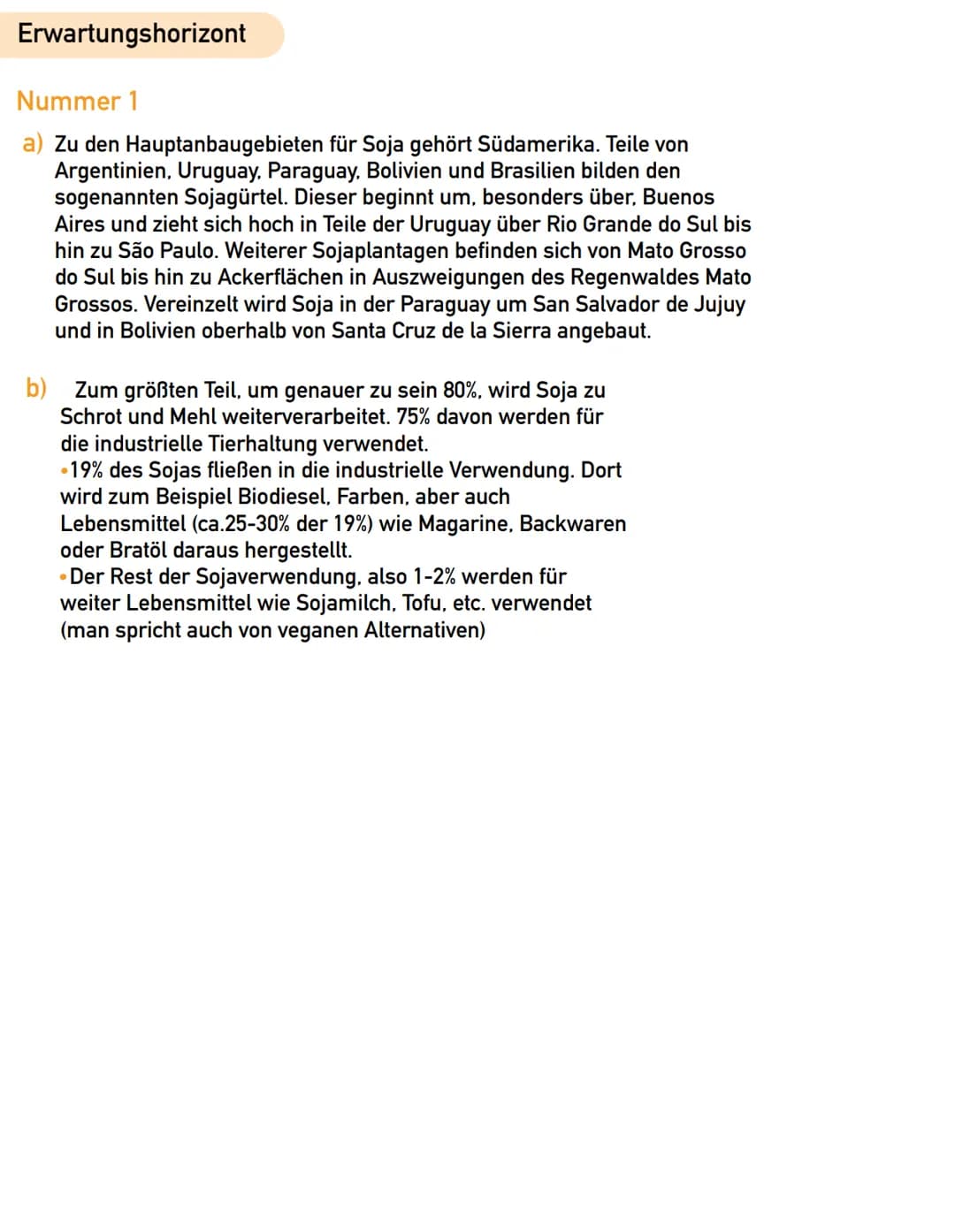 Sojaanbau im tropischen Regenwald
- Fluch oder Segen?
Aufgaben
1. a) Verorten sie Regionen Südamerikas, in denen Sojaanbau stattfindet (M.1)