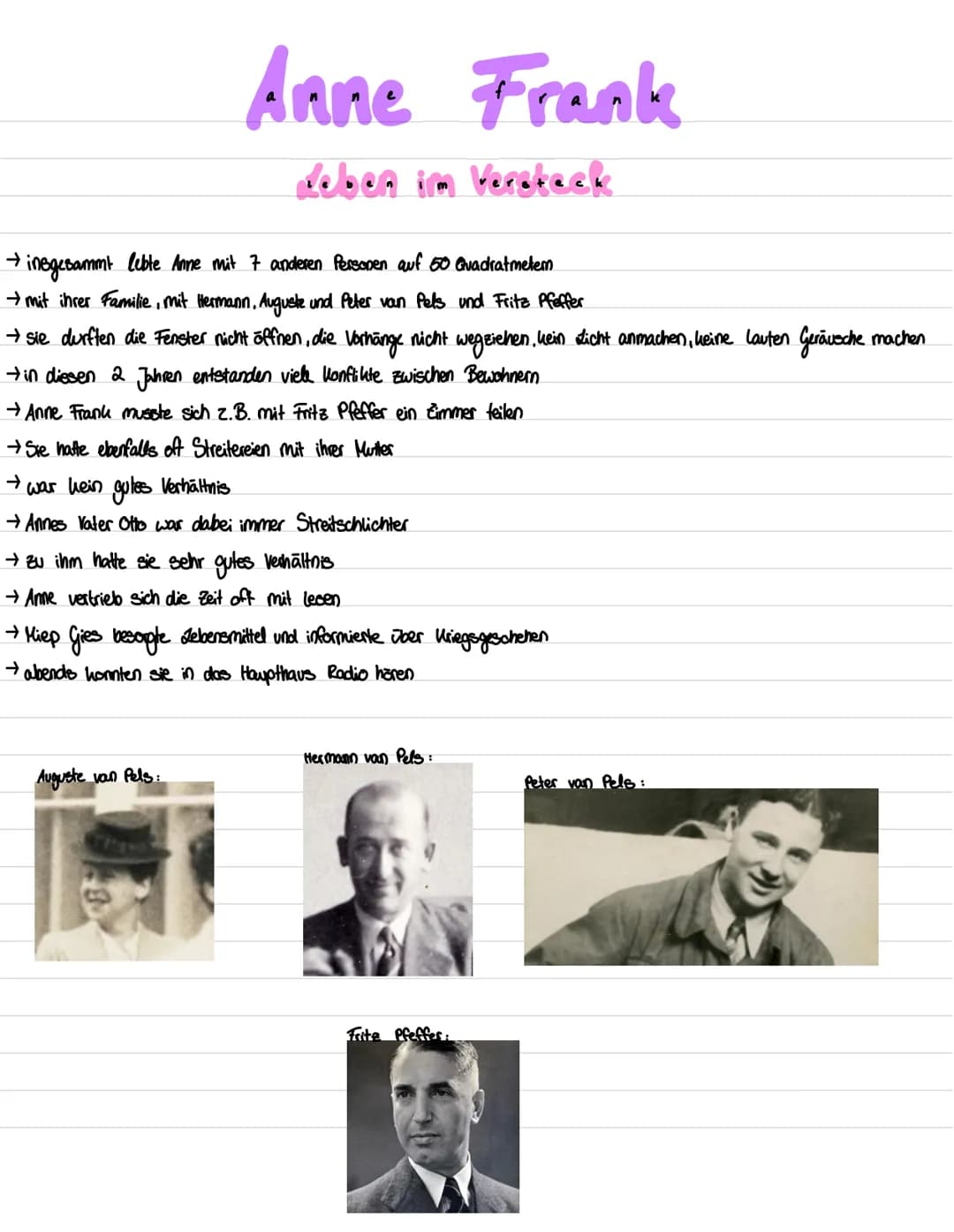Anne Frank Allgemeine
→ Versteck
→ Leben im Haus
→ Tagebuch
→ Verrat
Infos
→ KZ
→ Anne Frank Gedenkorte
→ Quellen
Anne Frank
Gliederving → N