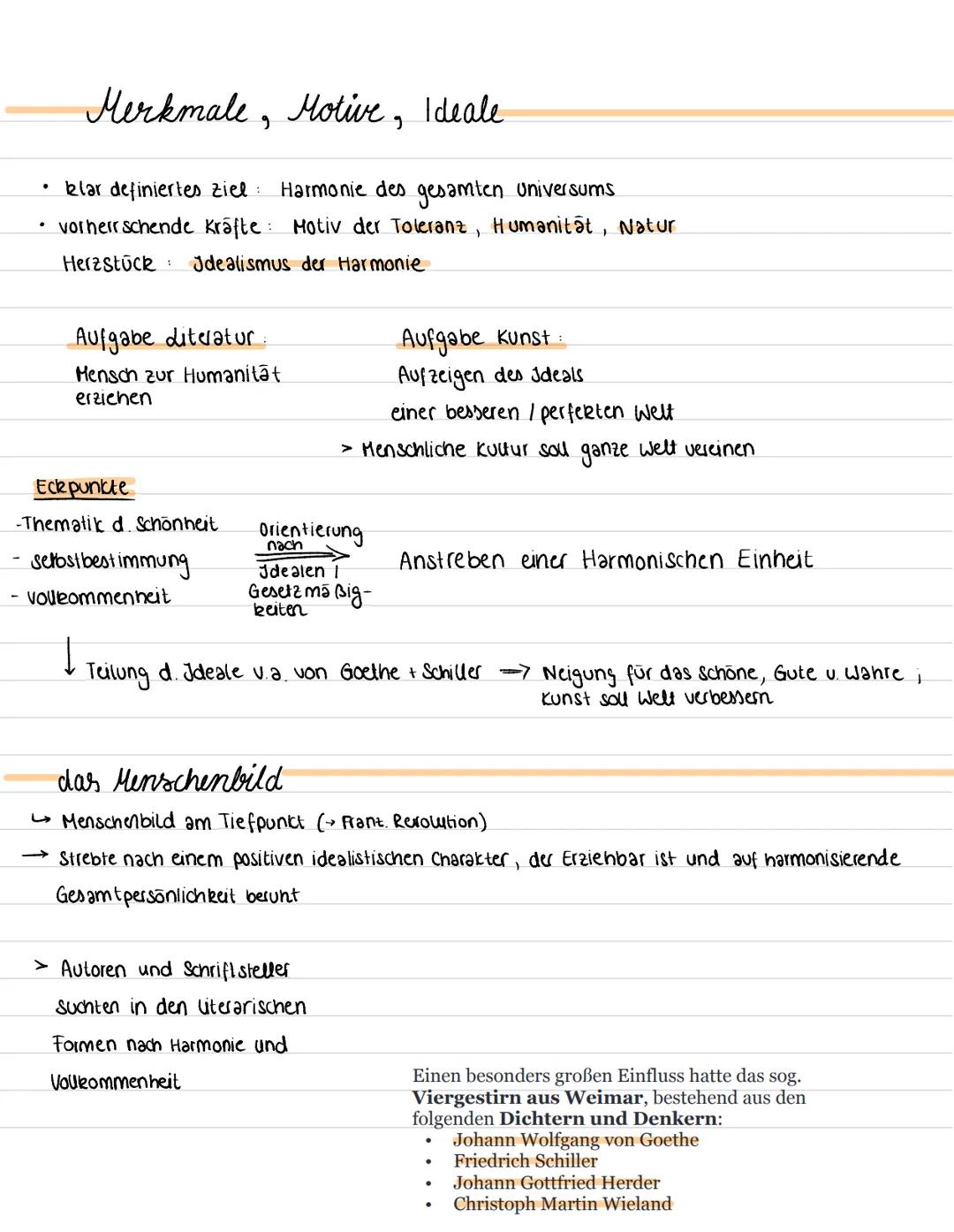 # WEIMARER KLASSIK (1786-1832)
weimarer

- orientierte sich an klassischen antiken Vorbildern der griech. Gesellschaft
- suchte Ausgleich zw