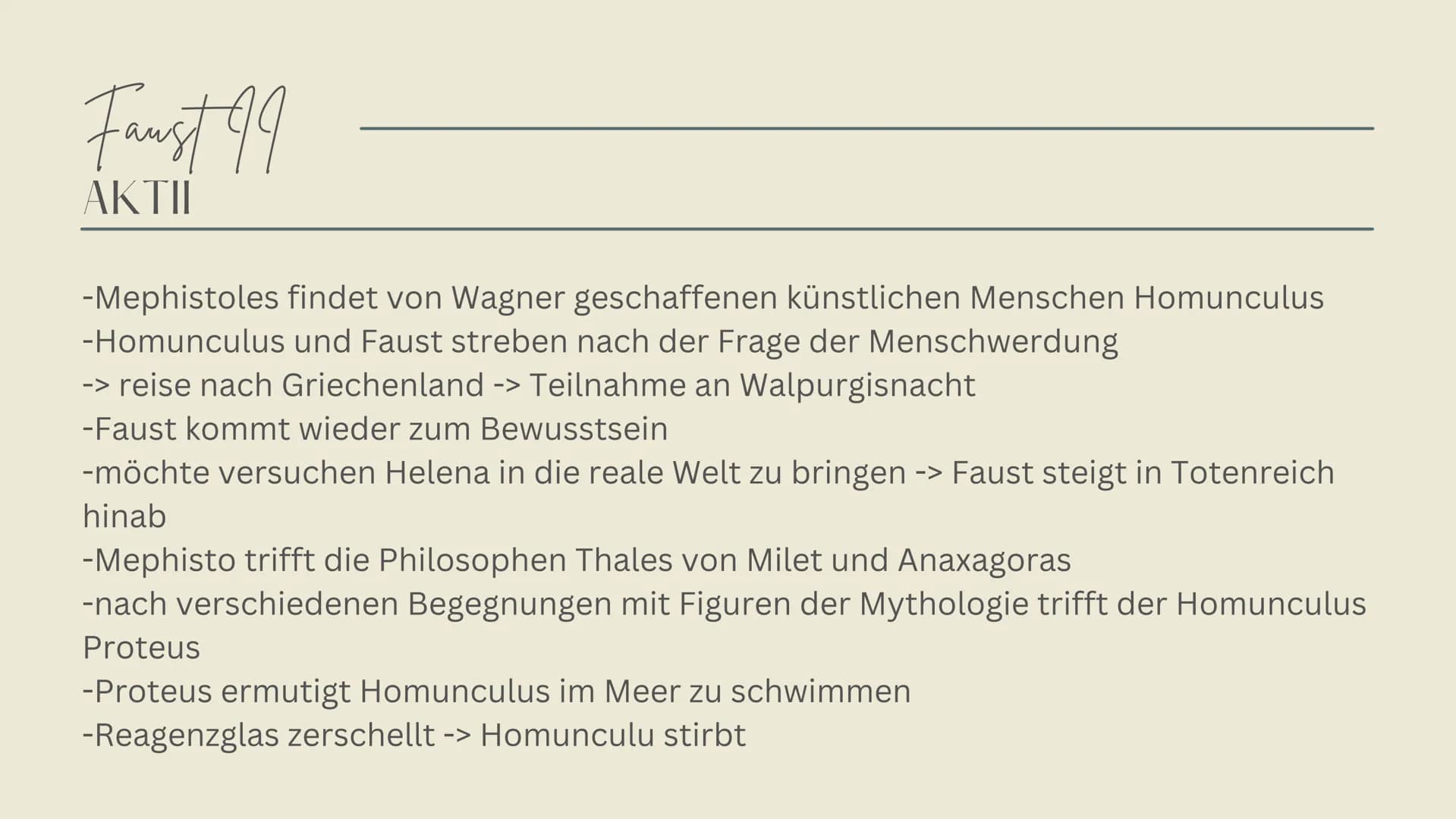36
P
+
FAUST.
Der Tragadie gweiter Tem
551 GLIEDERUNG
1. ENDE FAUSTI
2. FAUST II
3. FIGUREN
4. AKTI
5. AKT II
6. AKT III
6. AKT IIII
7. AKT 