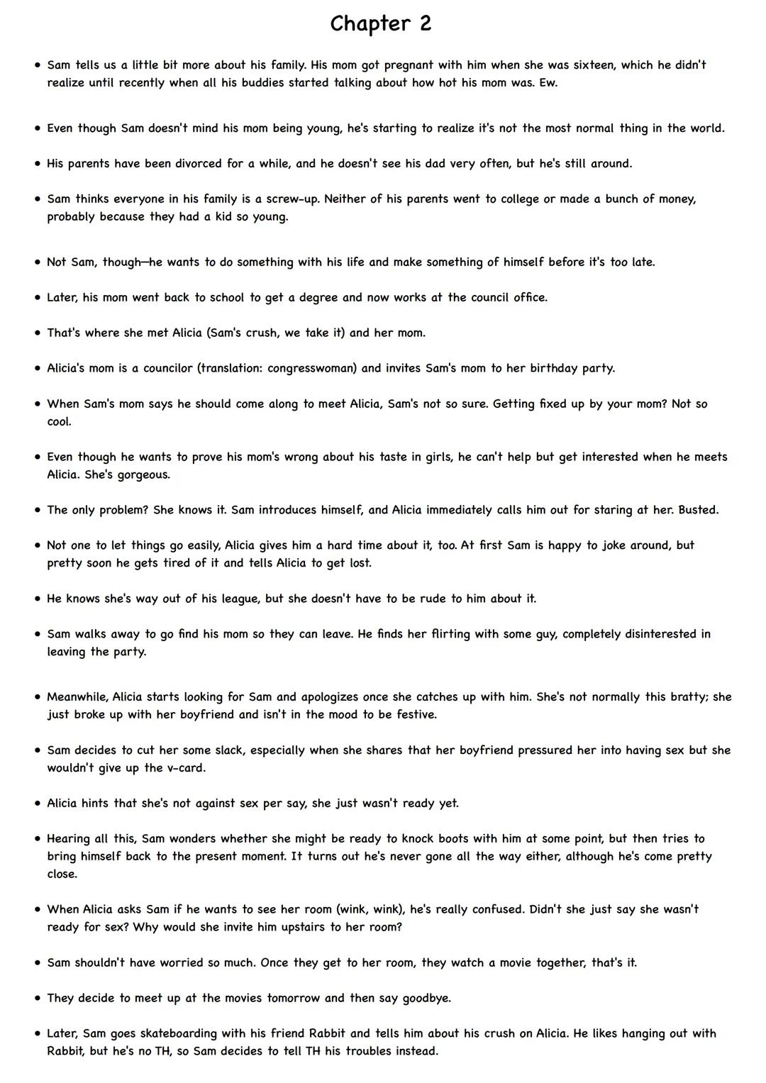 # Summary

Here's what you need to know about Sam Jones: He loves to skateboard and rides the rails every chance he gets. Like
most skaters,