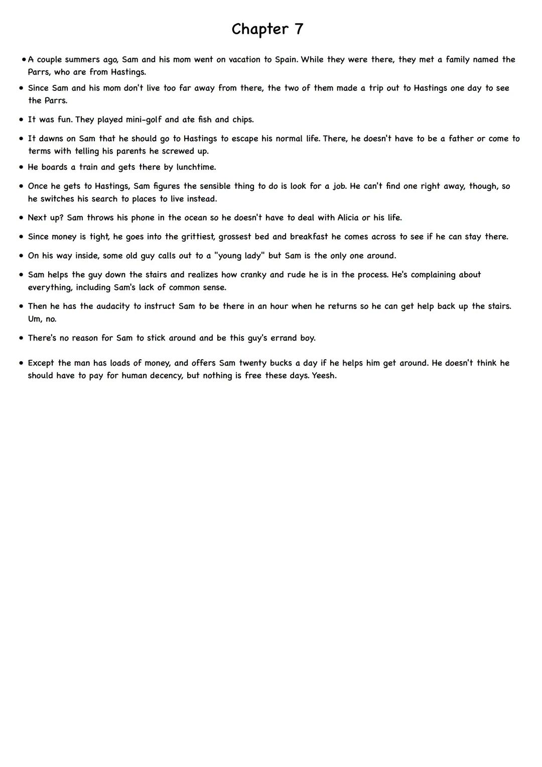 # Summary

Here's what you need to know about Sam Jones: He loves to skateboard and rides the rails every chance he gets. Like
most skaters,