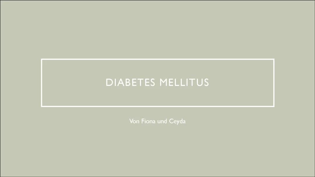 Diabetes 