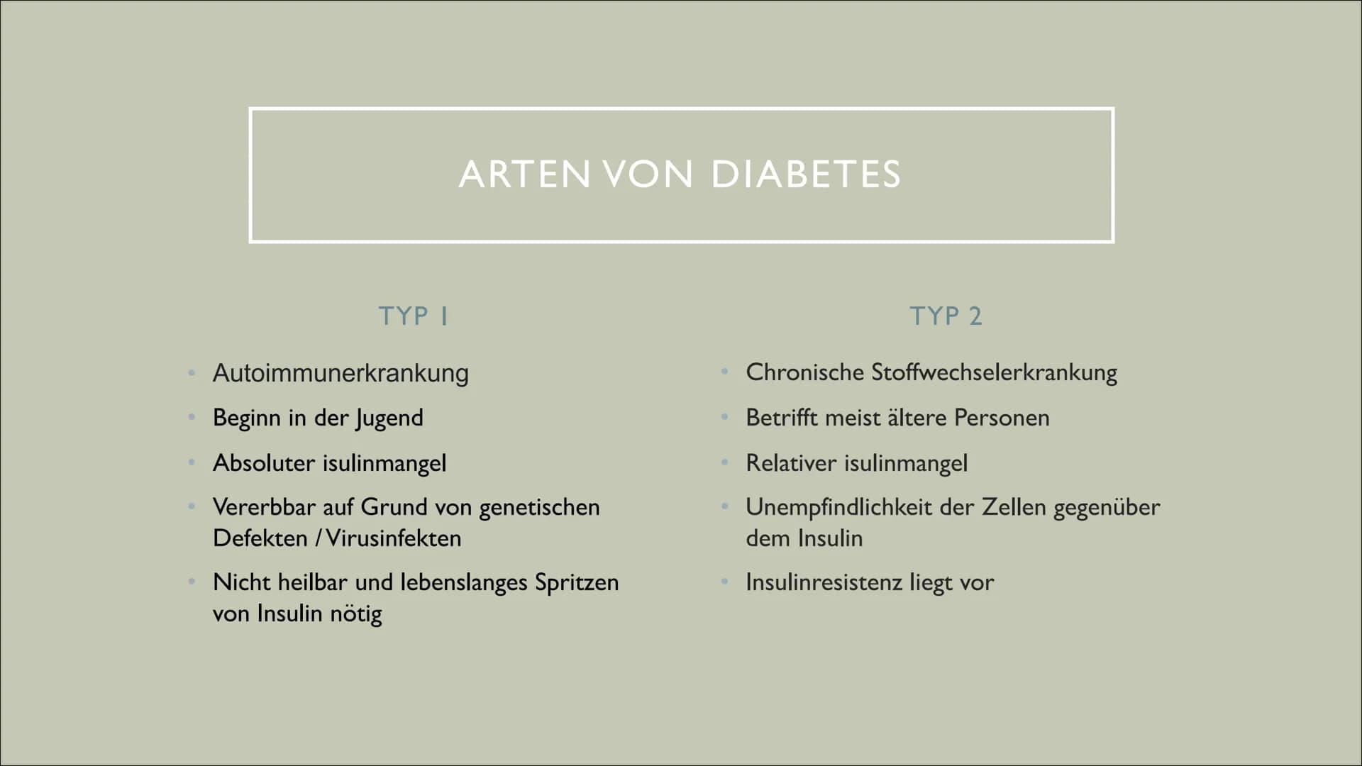 DIABETES MELLITUS
Von Fiona und Ceyda ●
Bedeutung und Geschichte
• Was ist Diabetes mellitus ?
Wie erkennt man, dass man Diabetes hat ?
Was 