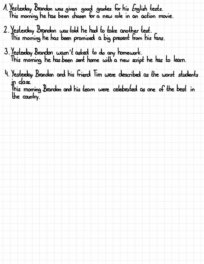 Englisch
The passiv
How to form the passiv:
to be + past participle of a verb
simple present
am, is,are + past participle
eg: The pizza is m