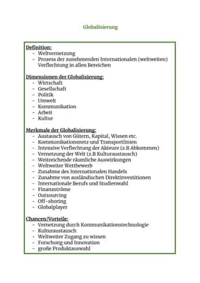 Know Erdkunde Abi Globalisierung  thumbnail
