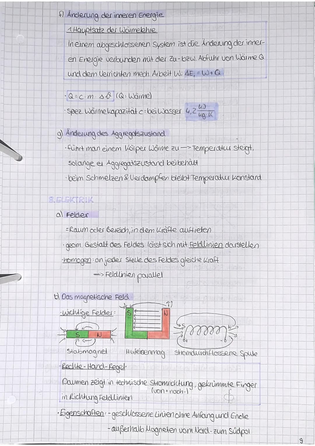 Grundwissen
1.BEWEGUNGEN
•gleichförmige Bewegung konstante Geschwindigkeit v
v=1mm / 1 km
a
AS
At
u= √2 g.h¹
• ungleichförmige Bewegung: Ges