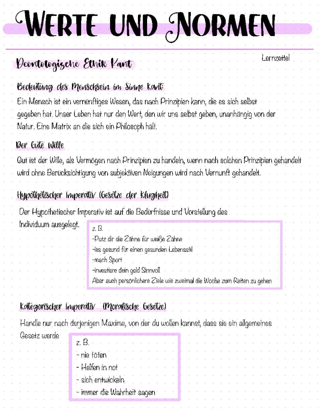 Deontologische Ethik
