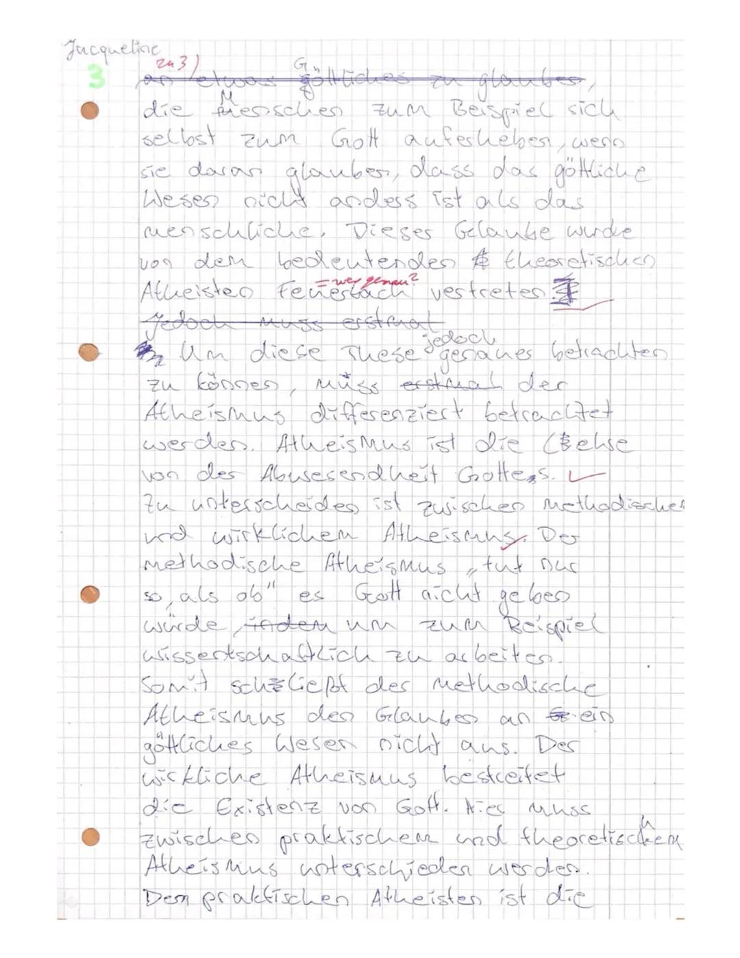 Religion, JI, Grundkurs
-Klausur-
29.11.2019
Name: Jacquelice

!!!Bitte in ganzen/vollständigen Sätzen antworten, den Basissatz, die
Zeilena
