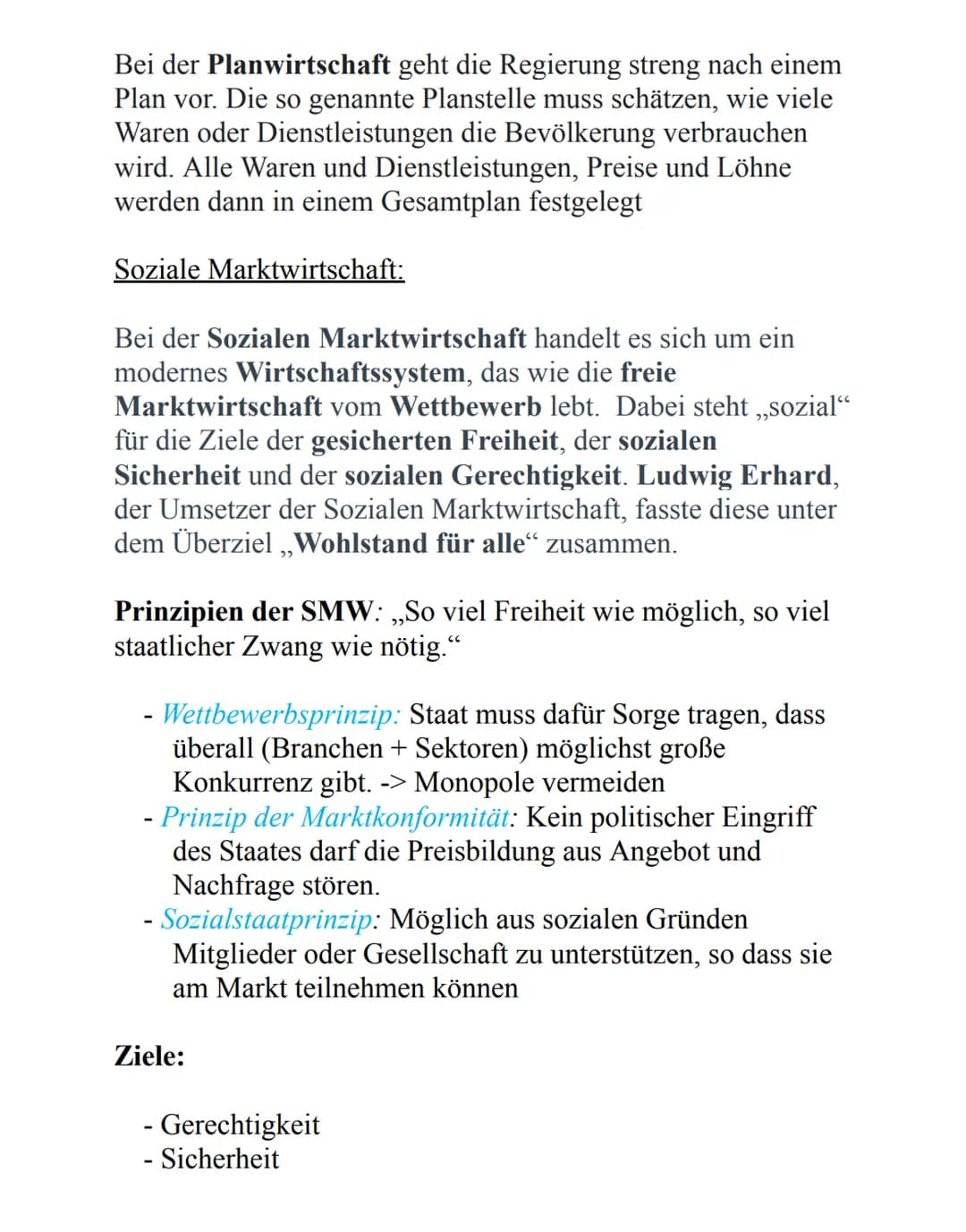 Themen:
• Wirtschaftskreislauf
• Konjunktur
• BIP und Alternativen
• NWP/AWP (Bezug Corona, Staat und Wirtschaft)
Soziale Marktwirtschaft un