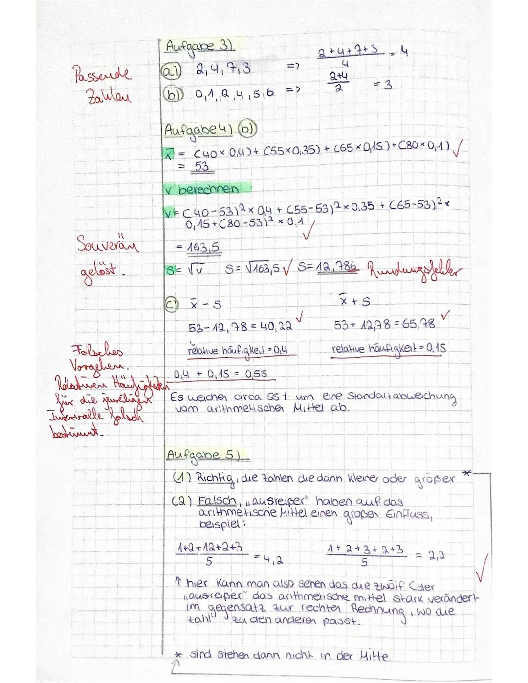 Klassenarbeit Nr. 1
Max
8
Hinweis: Ihre Lösungen müssen nachvollziehbar und ordentlich dargestellt werden. Richten Sie auf jedem
Blatt einen