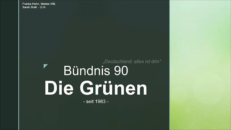 Know Bündnis 90- Die Grünen thumbnail