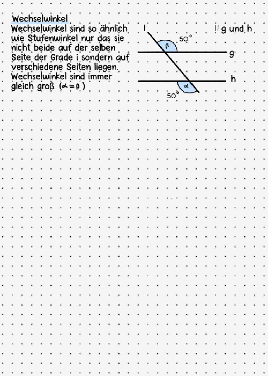# Winkelbeziehungen

Es gibt verschiedene Arten wie Winkel zueinander stehen
können, diese werden Winkelbeziehungen genannt. Mit ihnen
kann 