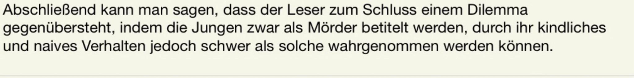 In der Kurzgeschichte „Brudermord im Altwasser" von Georg Britting, erschienen 1958,
geht es um drei Brüder von denen der Jüngste aufgrund e