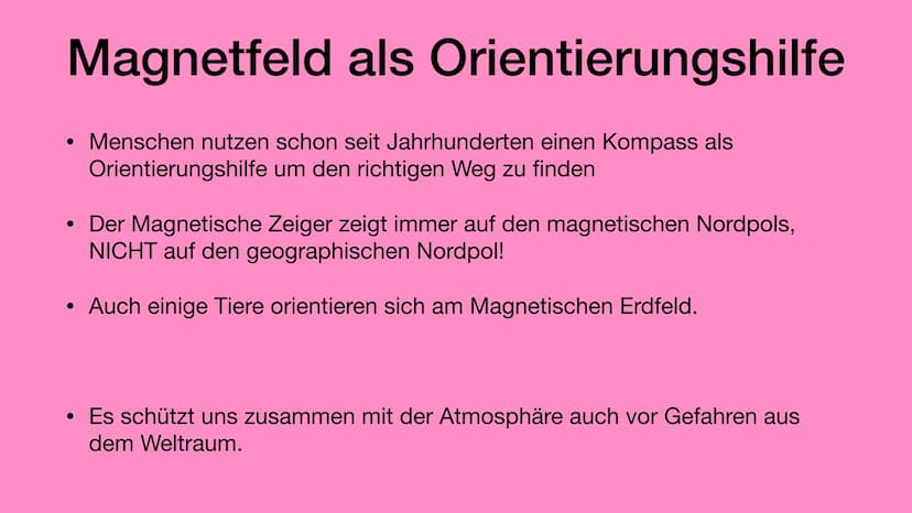 Grundlagen des Magnetismus • Was ist Magnetismus?
Ferromagnetismus
• Wie funktioniert Magnetismus?
Magnetfelder
Magnetischer Nord- und Südpo