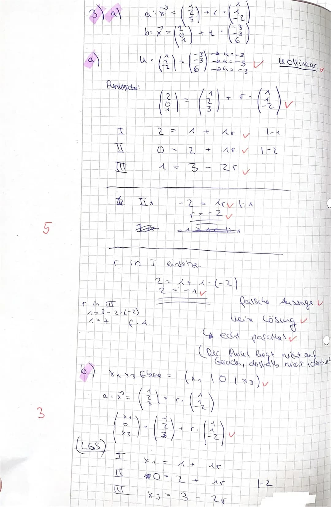 GK Mathematik
Achten Sie auf nachvollziehbare Rechenwege!
1. Gegeben ist das Dreieck ABC mit den Eckpunkten A(4 | 5 | 3), B(-1|3|-4) und C(3