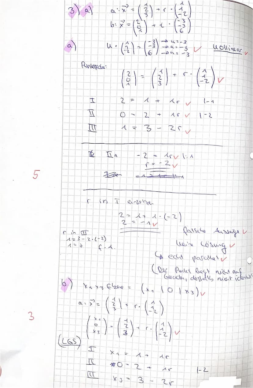 GK Mathematik
Achten Sie auf nachvollziehbare Rechenwege!
1. Gegeben ist das Dreieck ABC mit den Eckpunkten A(4 | 5 | 3), B(-1|3|-4) und C(3