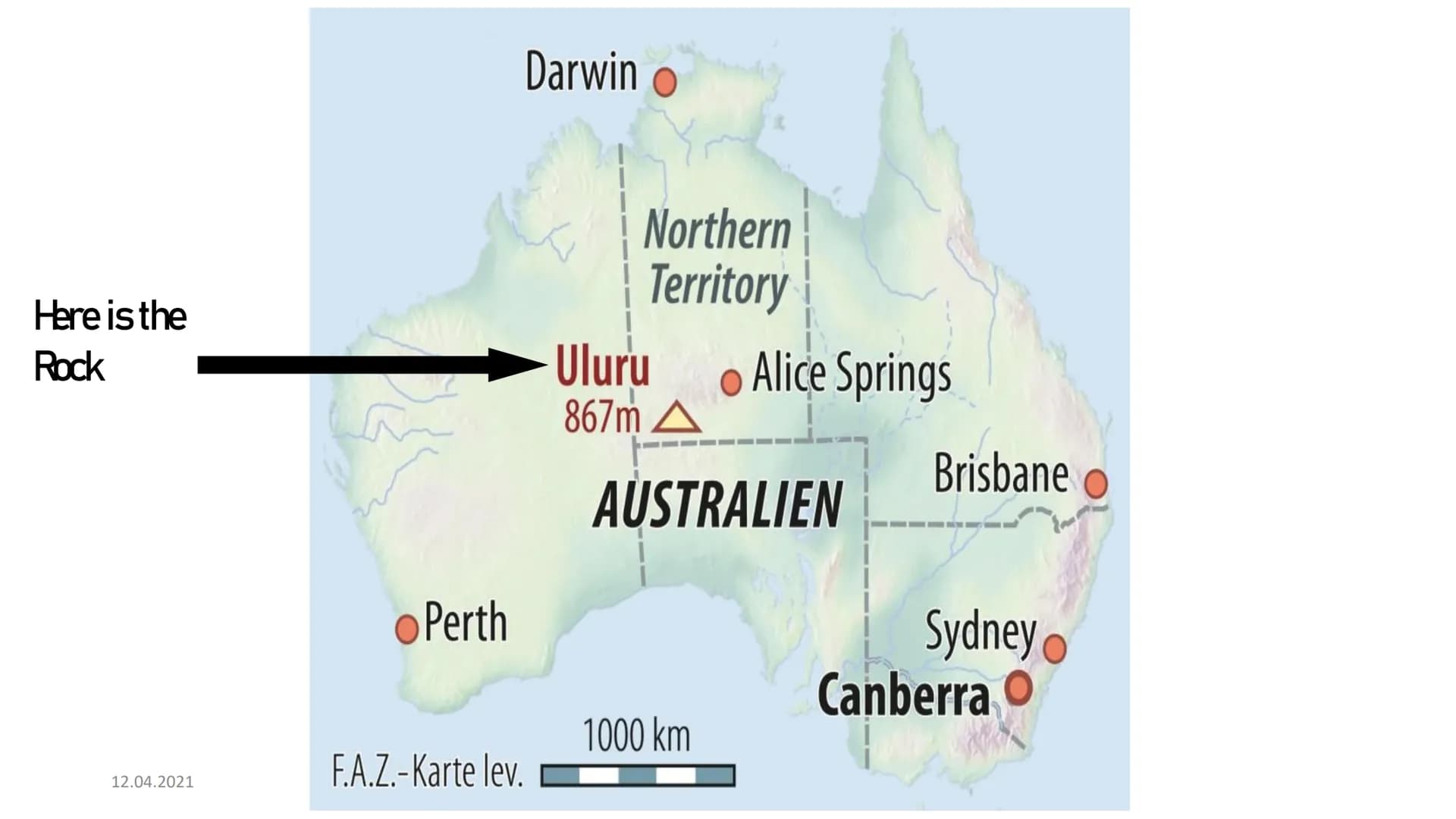 Uluru Ayers Rock
Powerpoint-Presentation by Lamija, Eric, Antonia und Finn General facts
geography
map
geology
Aborigines
history
legends
Ab