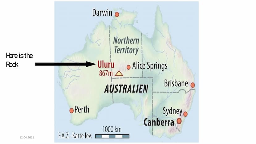 Uluru Ayers Rock
Powerpoint-Presentation by Lamija, Eric, Antonia und Finn General facts
geography
map
geology
Aborigines
history
legends
Ab