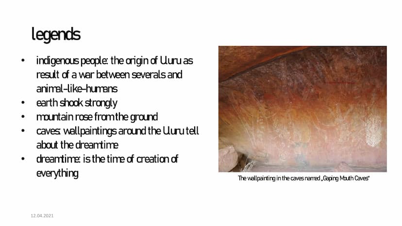 Uluru Ayers Rock
Powerpoint-Presentation by Lamija, Eric, Antonia und Finn General facts
geography
map
geology
Aborigines
history
legends
Ab