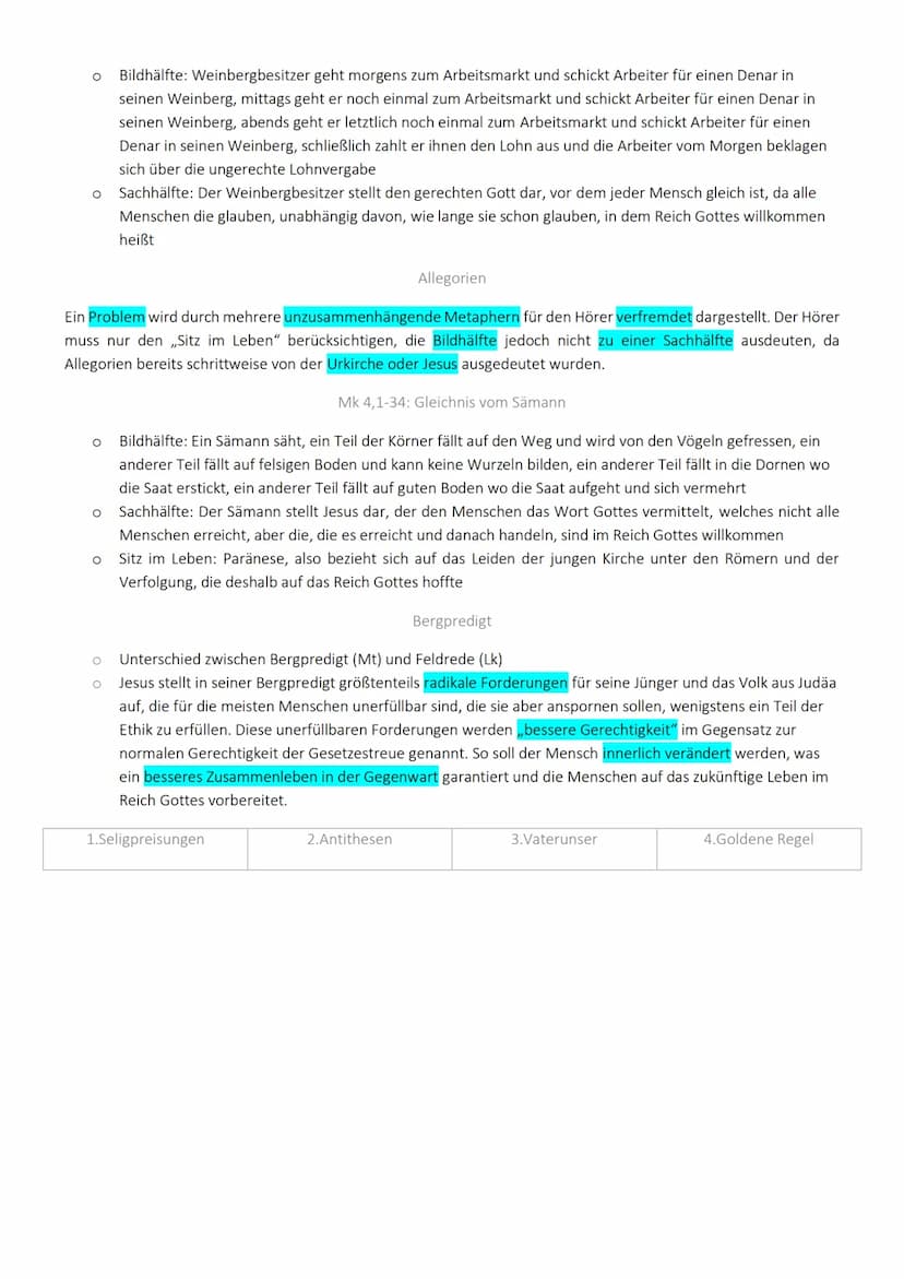 Religion mündliche Abiprüfung
Ablauf
1. Vorbereitung (30min)
2. 1.Prüfungsteil (5min - 5min - 5min)
O Einleitungssatz: Textsorte (theologisc