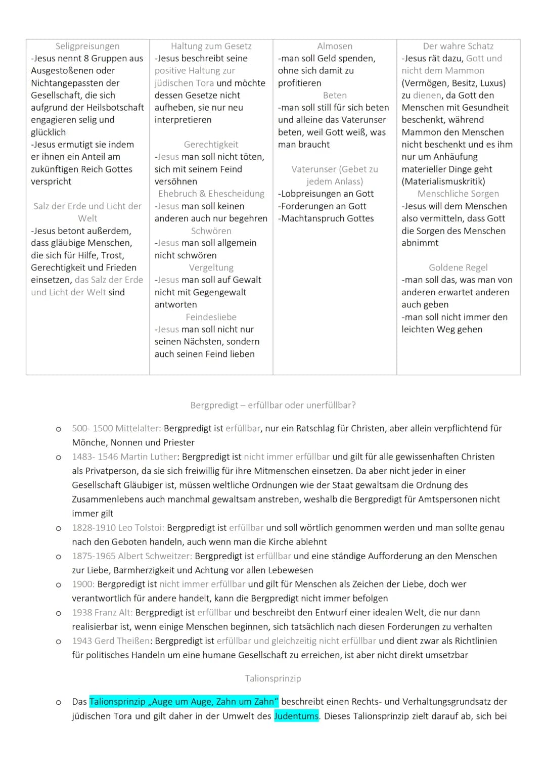 Religion mündliche Abiprüfung
Ablauf
1. Vorbereitung (30min)
2. 1.Prüfungsteil (5min - 5min - 5min)
O Einleitungssatz: Textsorte (theologisc
