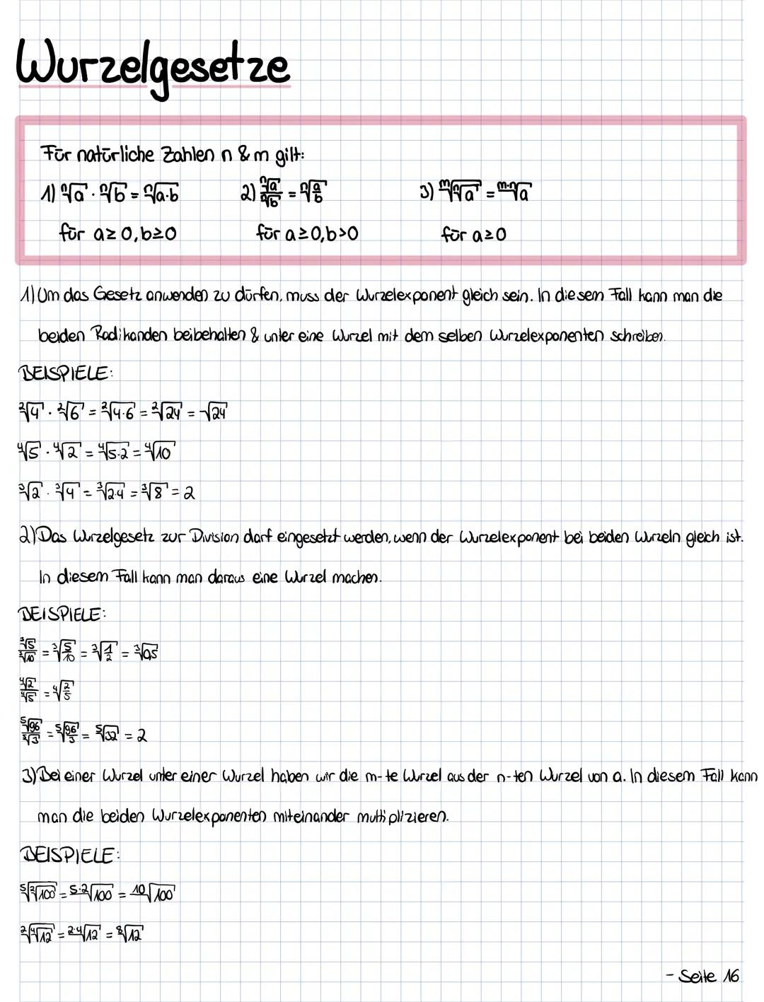 Multiplizieren von Potenzen mit gleicher Basis
POTENZGESETZ NR. 1.
Die erste Potenzregel wird verwendet, wenn zwei Potenzen miteinander mult