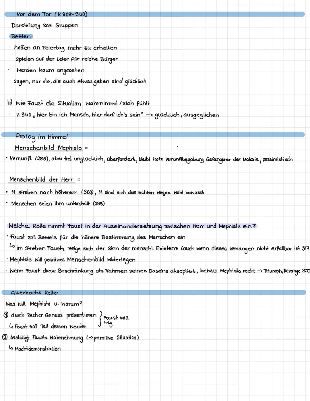 Vor dem Tor (V.808-940)
Darstellung soz. Gruppen
Bettler:
hoffen an Feiertag mehr zu erhalten
Spielen auf der Leier für reiche Bürger
werden