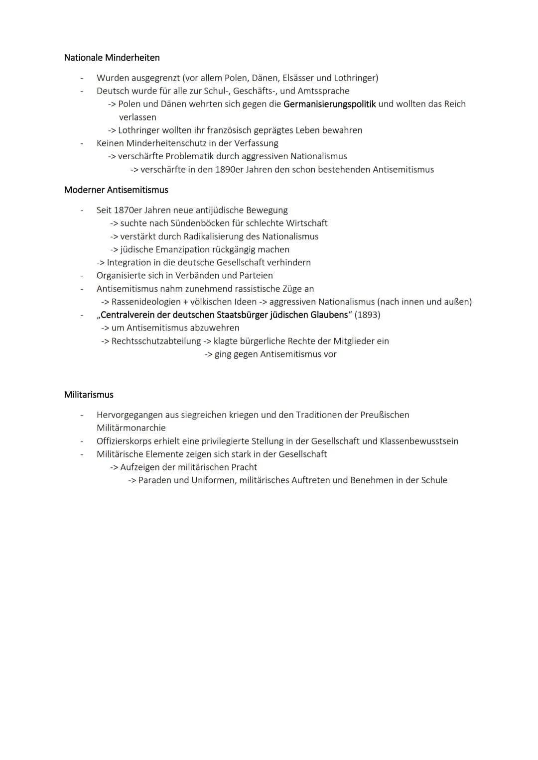 Q1.3 Das Kaiserreich zwischen Tradition und Moderne
(Verfassung, Obrigkeitsstaat, rapide Industrialisierung und moderne
Klassengesellschaft)