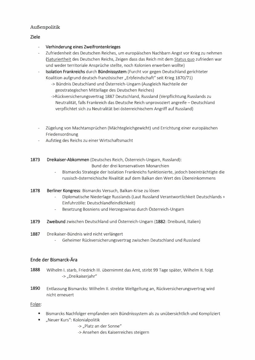 Q1.3 Das Kaiserreich zwischen Tradition und Moderne
(Verfassung, Obrigkeitsstaat, rapide Industrialisierung und moderne
Klassengesellschaft)