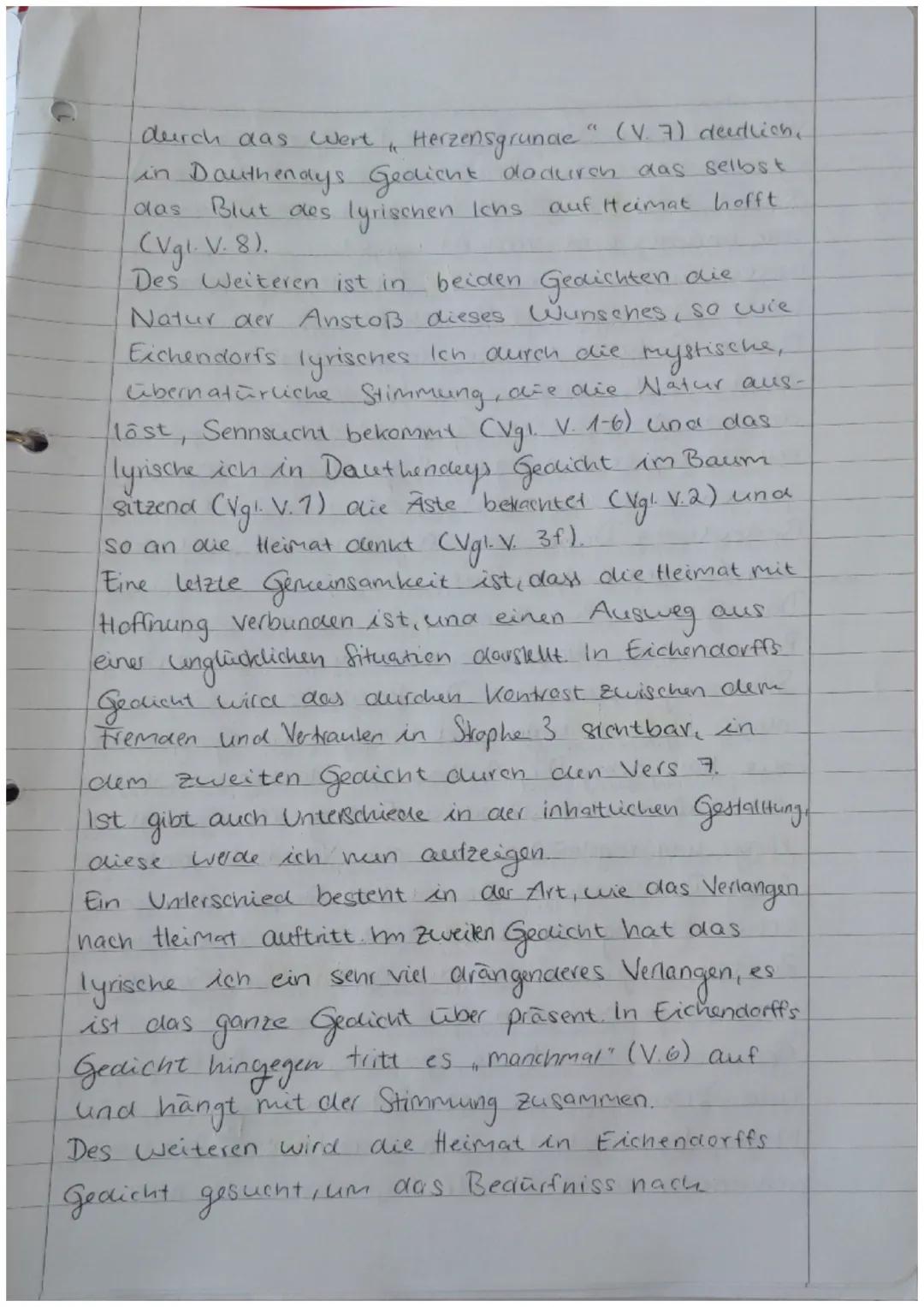 Gedientanalyse Heimweh

Das Gedicht, Heimuwen" wurace 1841 von Joseph
Von Eichendorff geschrieben. Es thematisiert
die Sehnsucht nach Famili