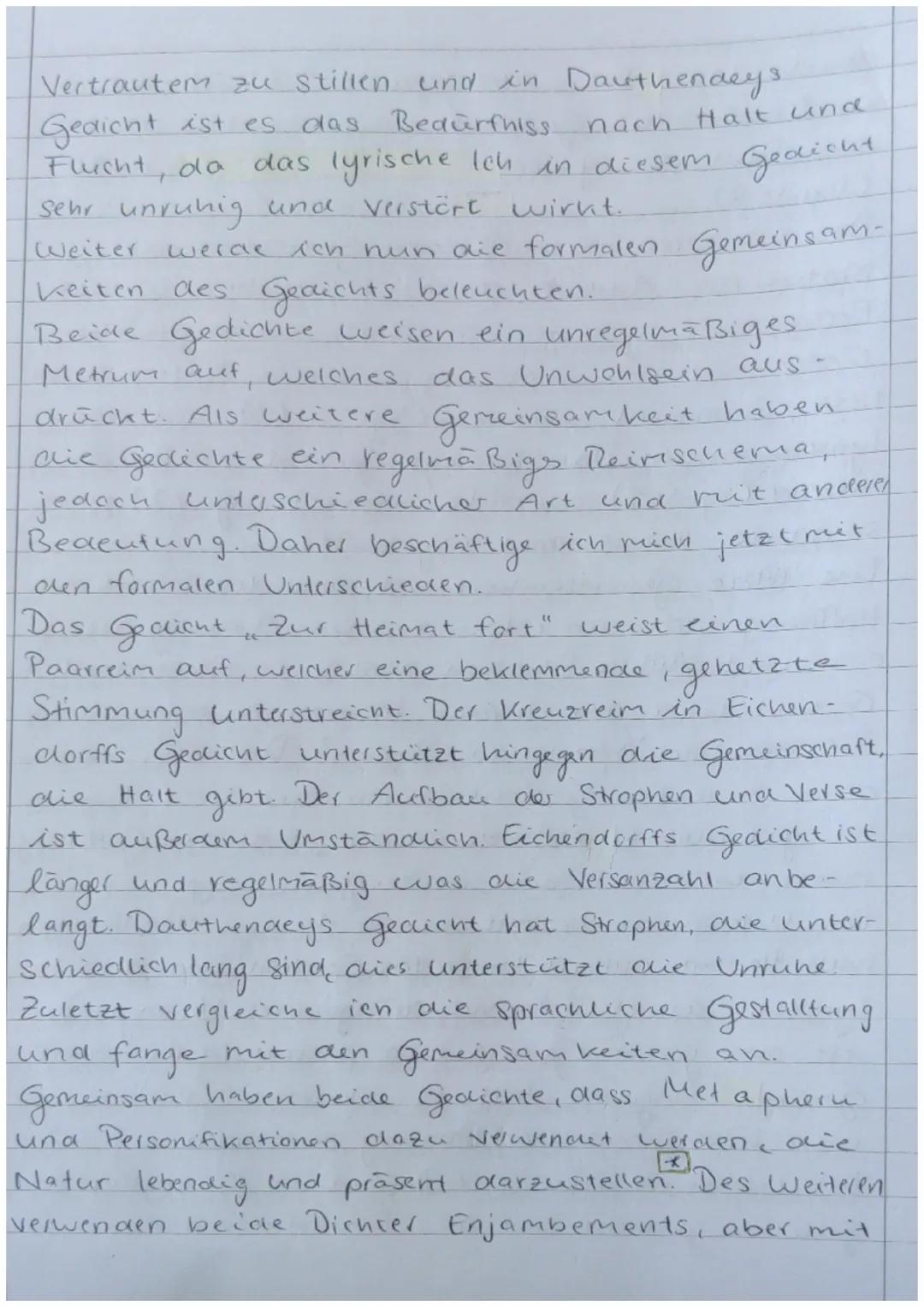 Gedientanalyse Heimweh

Das Gedicht, Heimuwen" wurace 1841 von Joseph
Von Eichendorff geschrieben. Es thematisiert
die Sehnsucht nach Famili