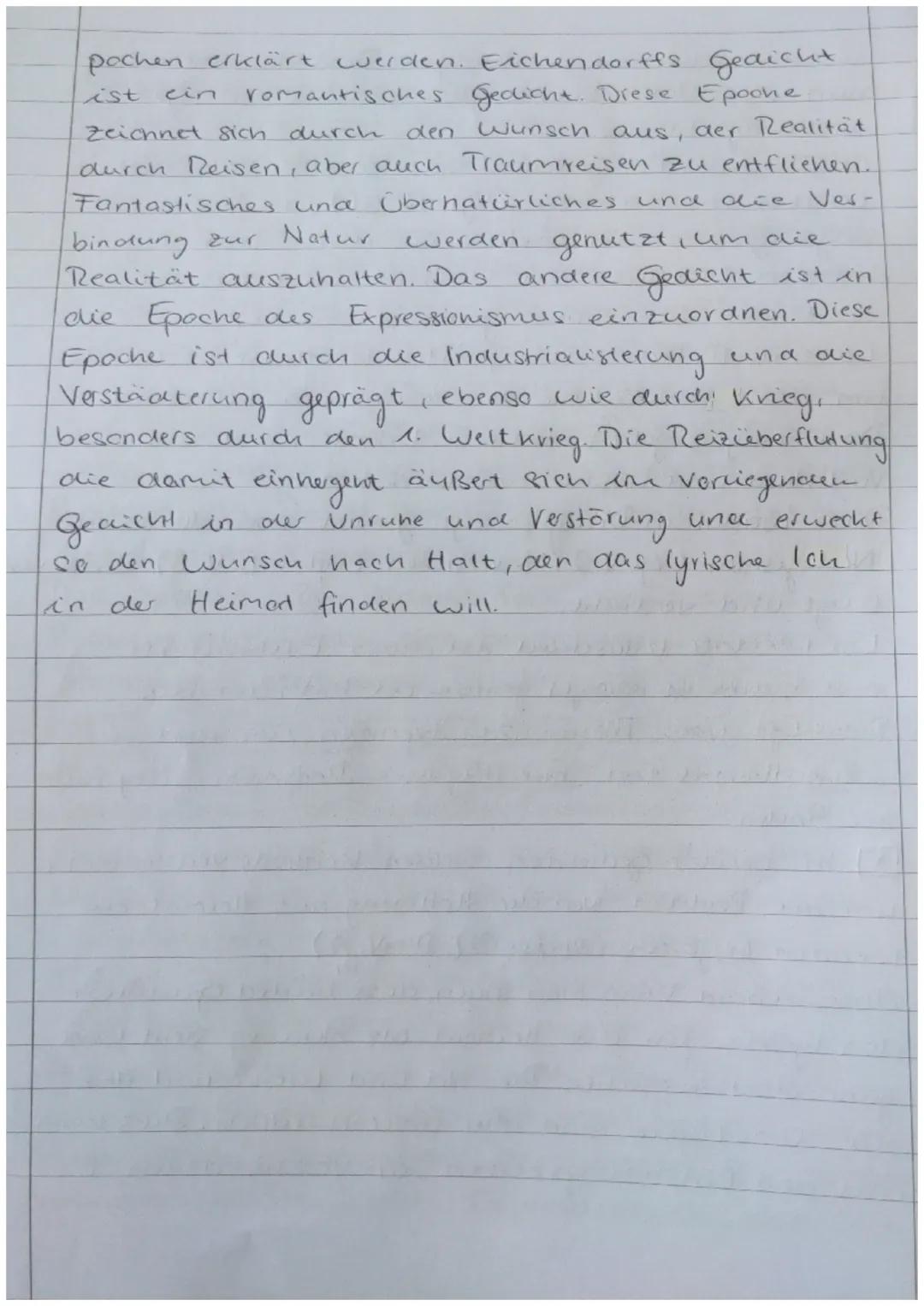 Gedientanalyse Heimweh

Das Gedicht, Heimuwen" wurace 1841 von Joseph
Von Eichendorff geschrieben. Es thematisiert
die Sehnsucht nach Famili