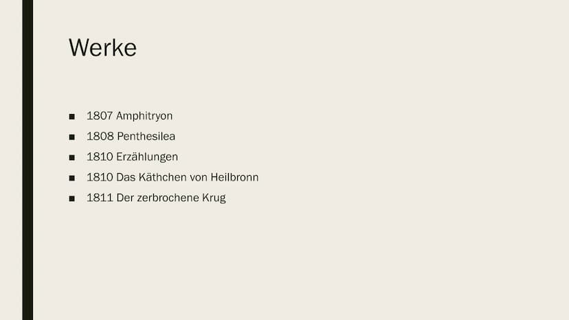 KLEIST Leben von Kleist
Bernd Heinrich Wilhelm von Kleist geboren am 18.Oktober 1777 in
_(Frankfurt an der Oder). Er ist gestorben am
(1811)