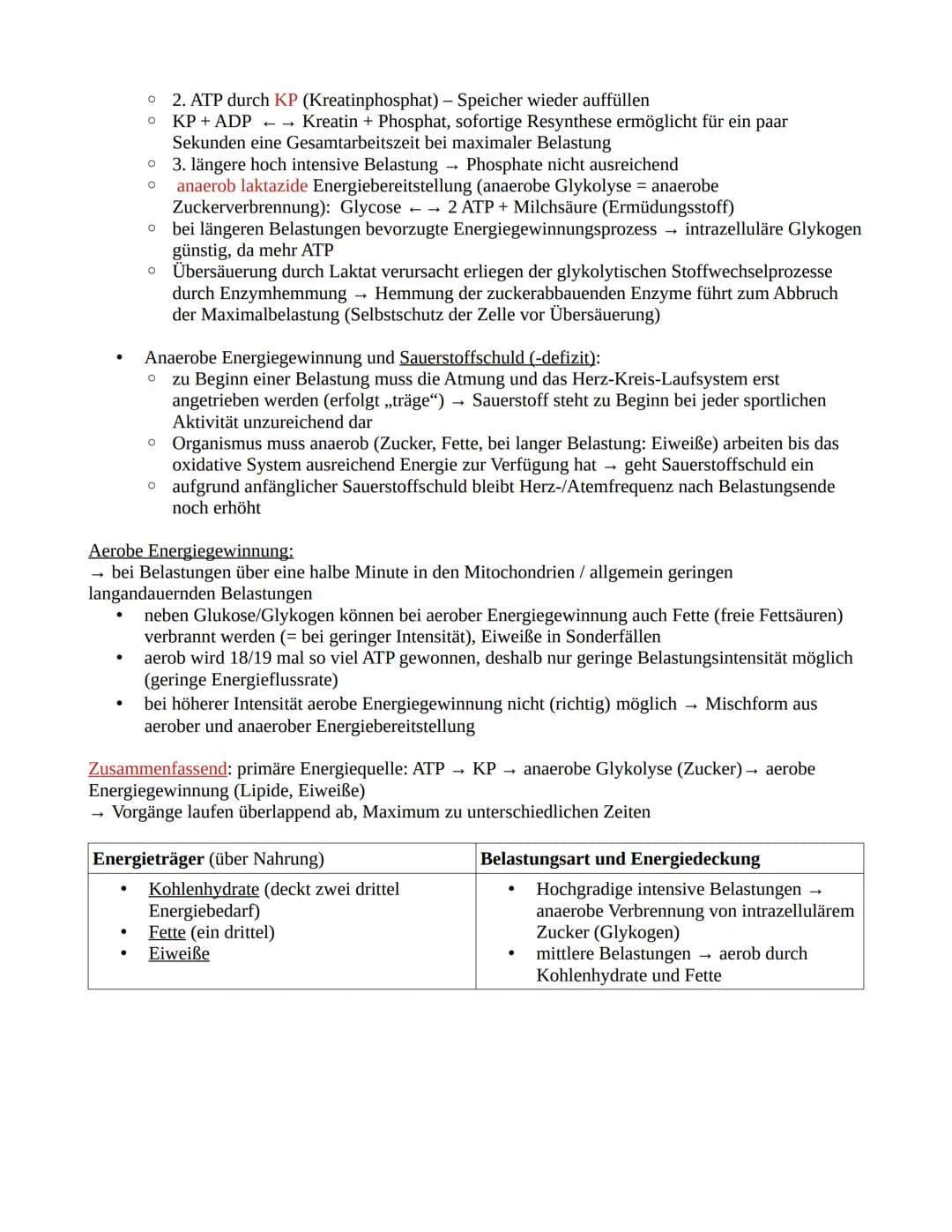 Ausdauer
Definition: Ausdauer beschreibt die konditionelle Fähigkeit bei länger andauernden körperlichen
Belastungen psychischen, sowie phys
