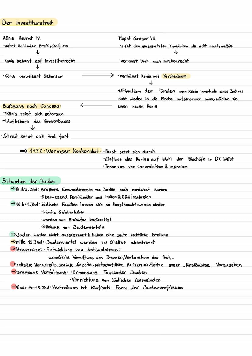 Das Lehnswesen
-> Lehen: lebenlang geliehenes Gut von Herrn an Vasall
•Vasall hat dem Herrn dafür Dienste zu
leisten
→stehen in gegenseitige