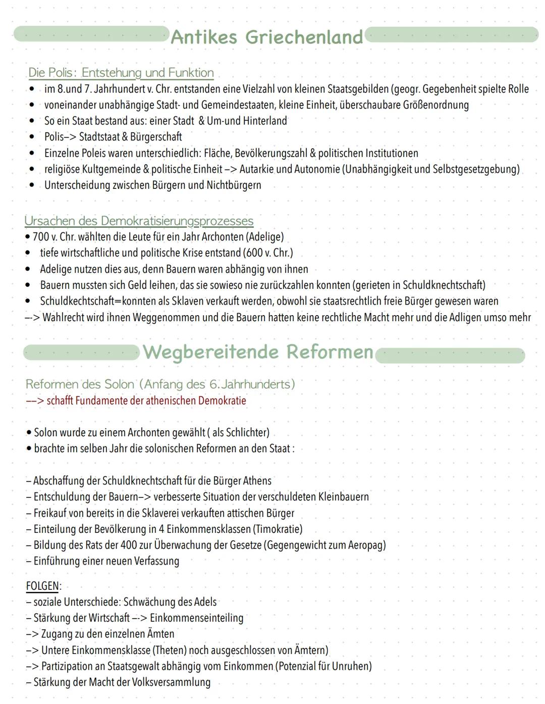 # Wichtige Daten/Chronologie

Ca. 700 v.Chr
Athen schließt sich zu politischer Einheit zusammen

Ca. 683 v. Chr.
Athen wird zur aristokratis