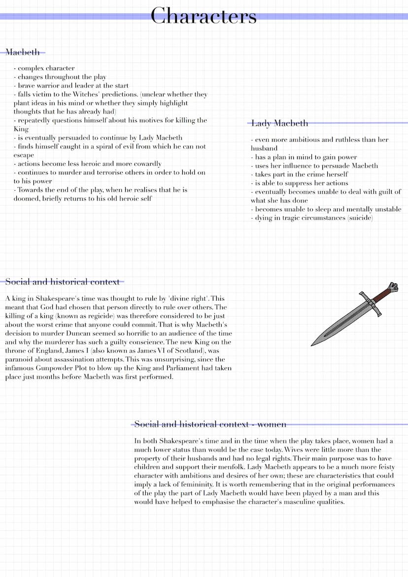 General information
Shakespeare's Macbeth
Drama
created in 1608
rise and fall of Scottish general Macbeth
devised in five acts (follows the 