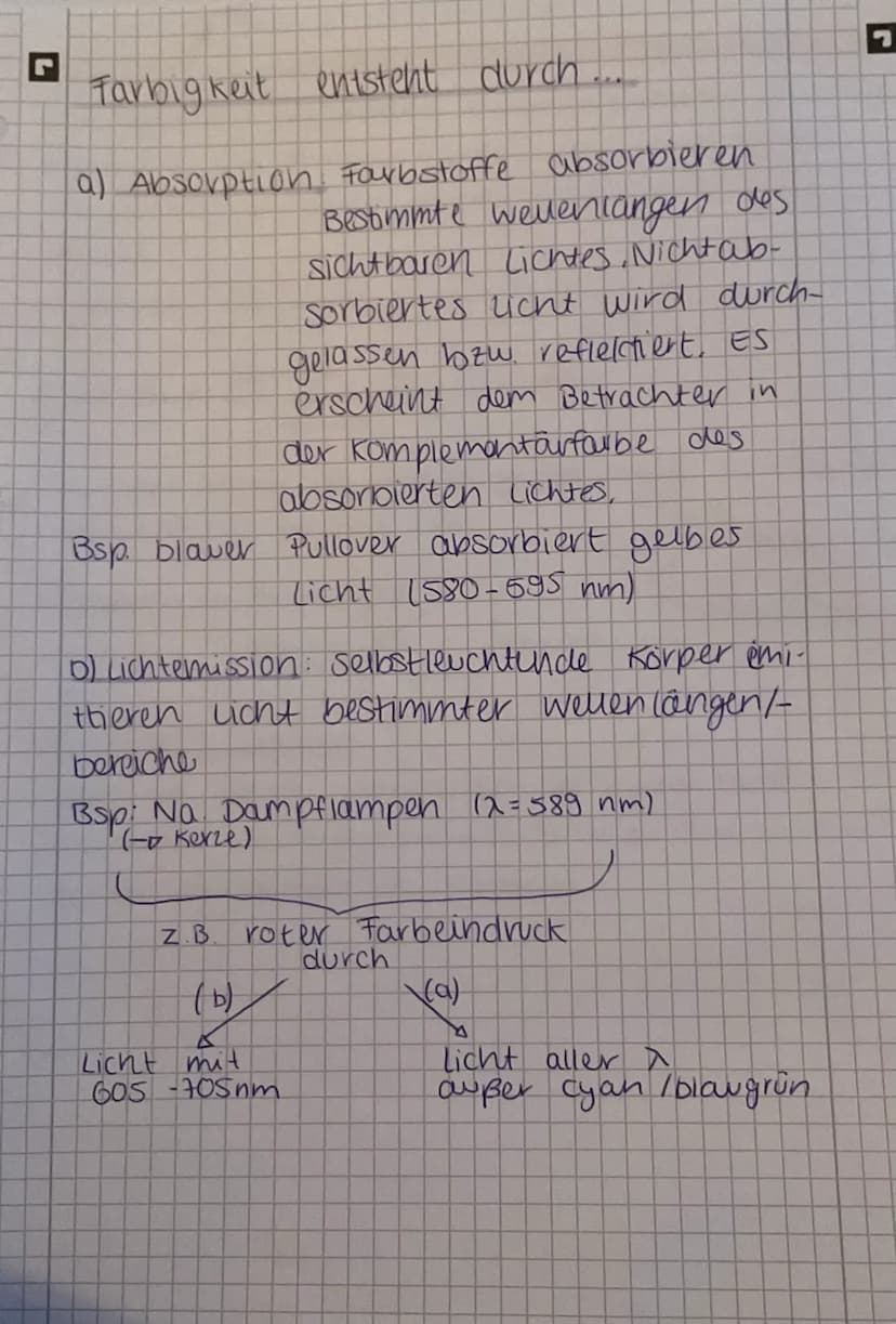 Farbstoffe L
Farbstoffe
Licht und Energie
• Licht = Teil des
elektromagnetischen Spektrums
Radiowenen, Mikrowellen, infrarotstrahlung, Ultra