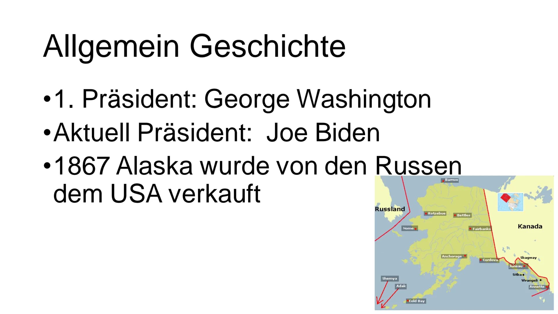 United States of America Inhaltsverzeichnis
●
●
Allgemeine Daten
Geschichte
Menü Lage
Nordamerika Bevölkerung: ca. 330 Mio.
Fläche: ca. 9'80