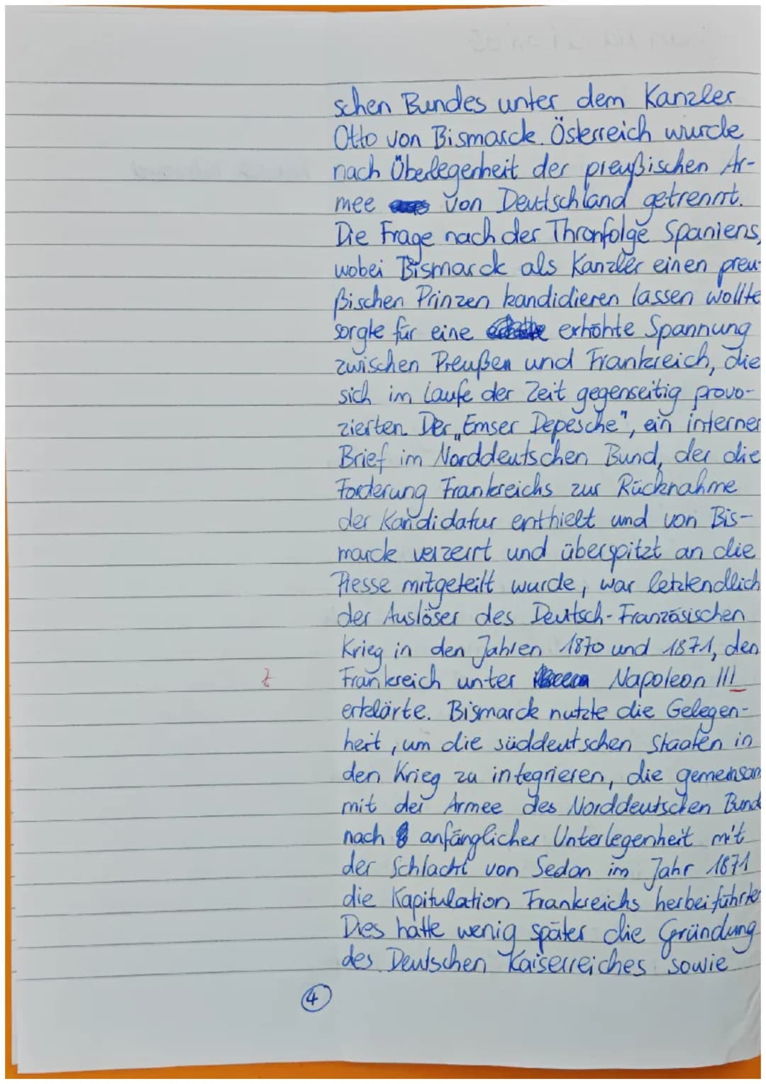 Q1 GE GK (FAB)
: Jinan Xia
Name:
1. Halbjahr, 2. Klausur
Thema: Reichsgründung und Reichseinheit
Aufgabenstellung:
16.12.2022
1. Analysieren