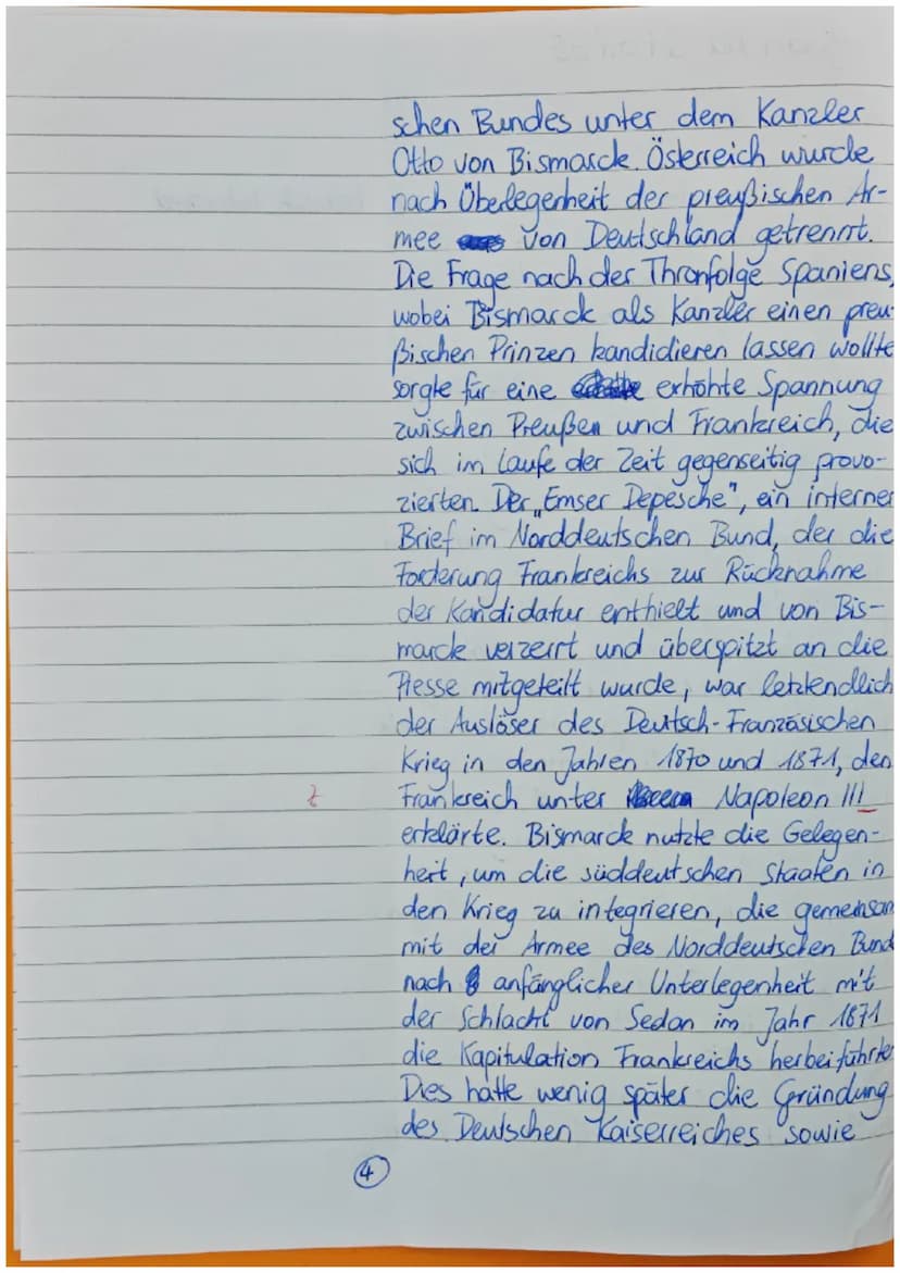 Q1 GE GK (FAB)
: Jinan Xia
Name:
1. Halbjahr, 2. Klausur
Thema: Reichsgründung und Reichseinheit
Aufgabenstellung:
16.12.2022
1. Analysieren