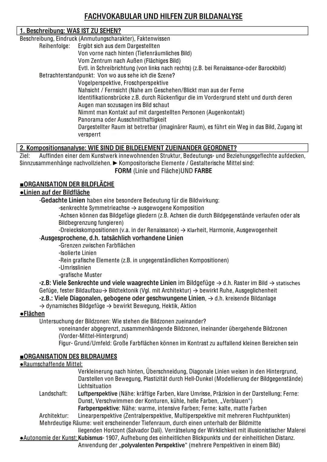 Bildbeschreibung
1. Einleitungssatz
2. erster Eindruck: ~6 Adjektive
3. Gesamtsituation
4 detaillierte Beschreibung (Dominanzprinzip)
Bildan