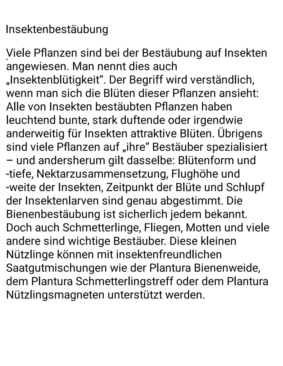Was versteht man unter Bestäubung?
Den Vorgang der Übertragung von Pollen auf die
Narbe oder die Samenanlage nennt man
Bestäubung. Hier komm